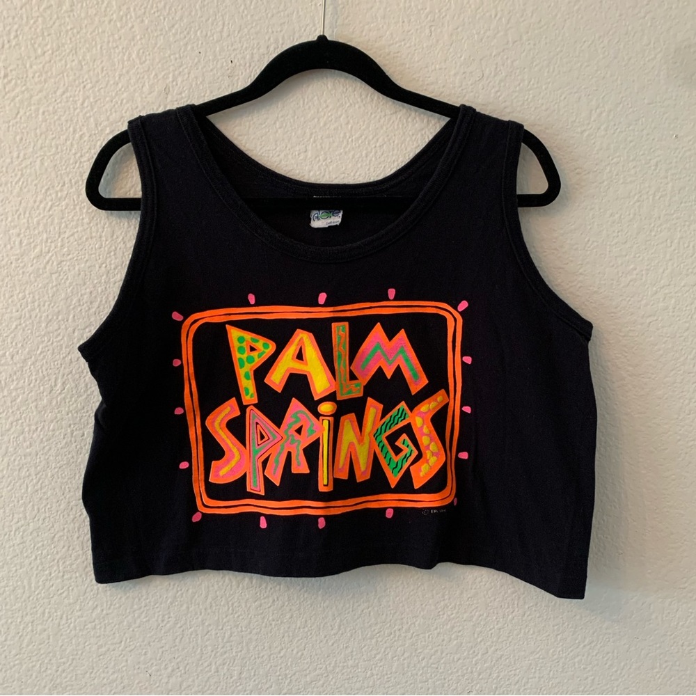 Vintage Palm Springs crop top one size
